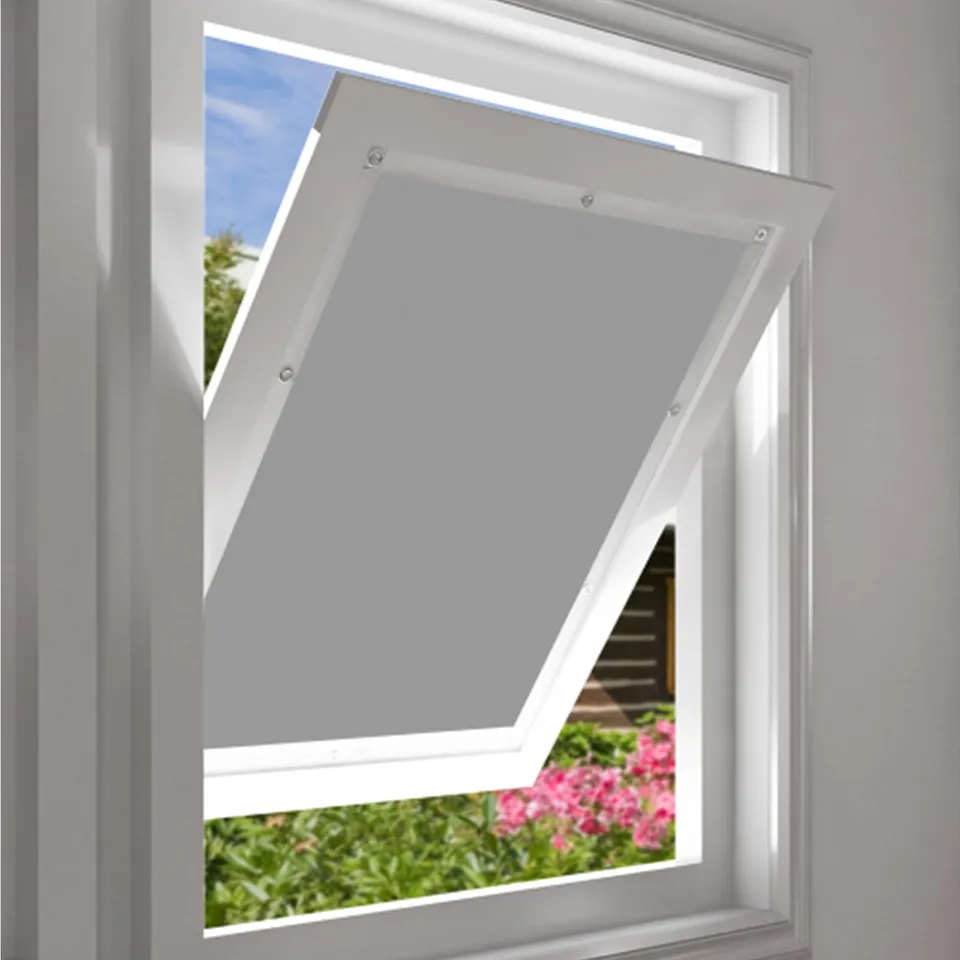eugad-wohnaccessoires-dachfenster-rollo-grau-96x115cm image 1