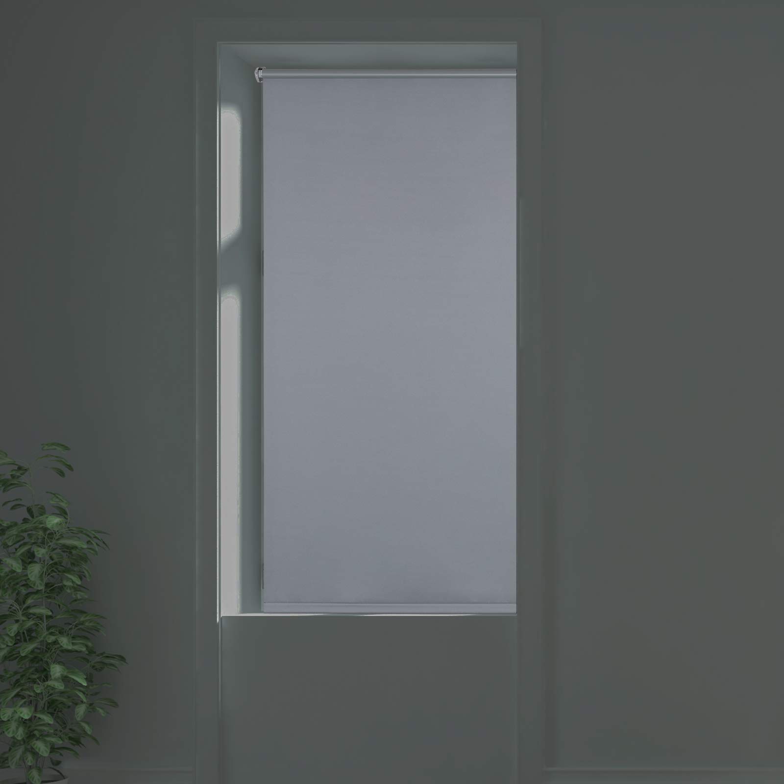 eugad-wohnaccessoires-thermorollo-75x160-verdunklungsrollo-dunkelgrau image 8