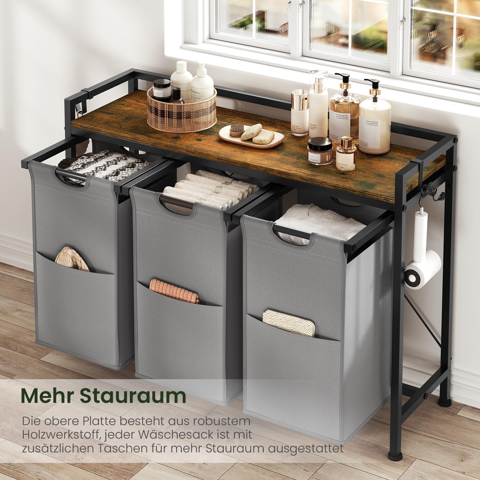 eugad-w-schekorb-3x40l-schwarz-mit-rollen-97x71x30-cm image 5