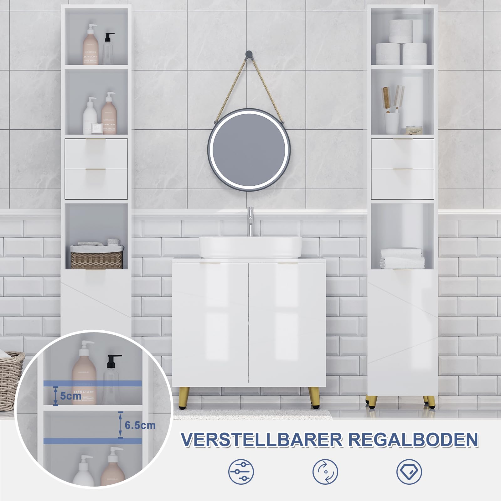 eugad-hochschrank-wei-hochglanz-30x160-cm-badschrank-schmal image 6