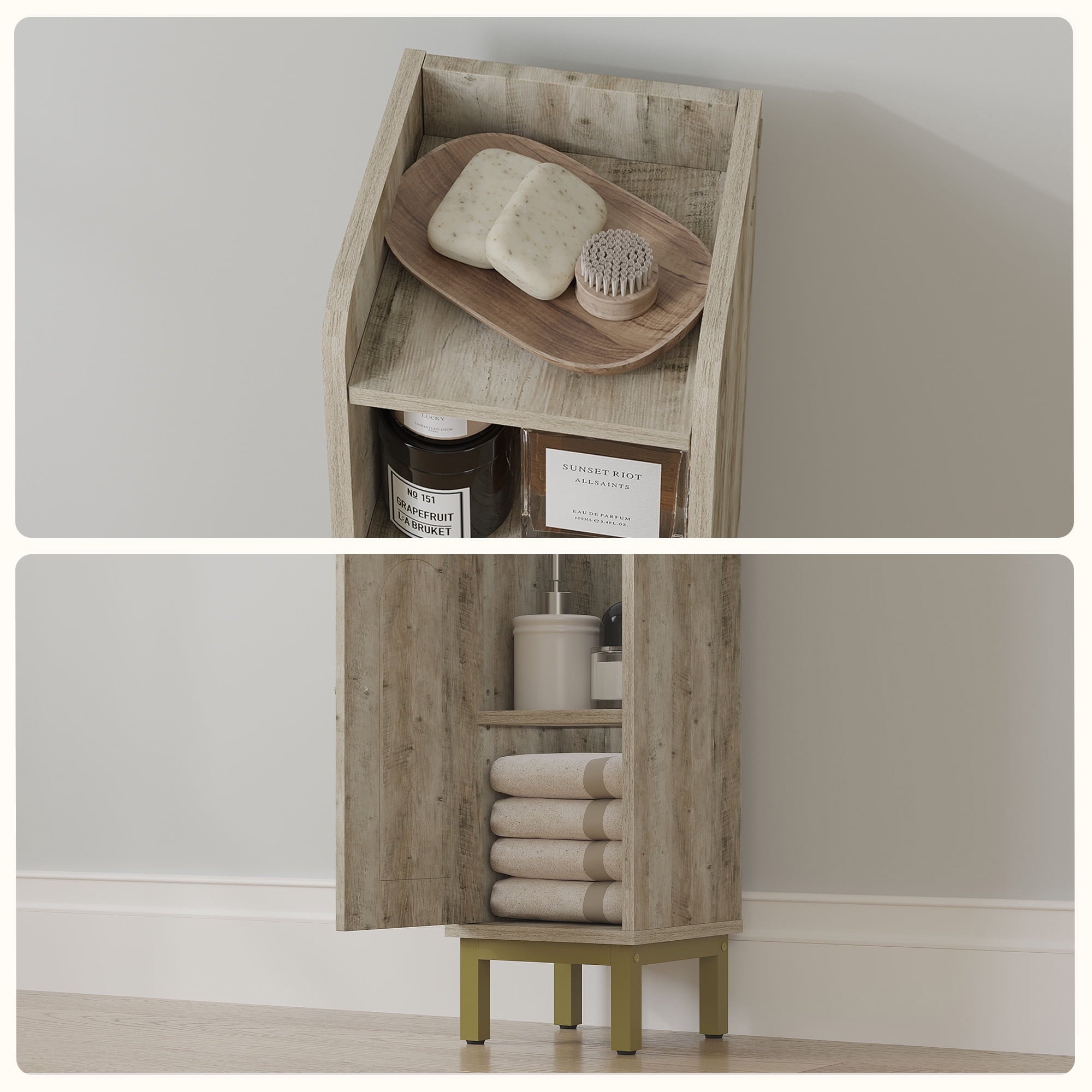 hzuaneri-bathroom-badschrank-schmal-greige-mit-t-r-83-cm image 3
