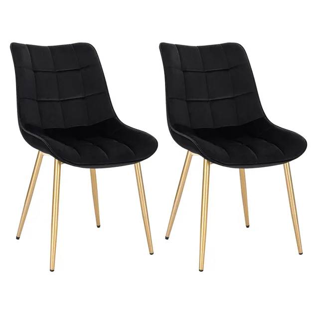 eugad-esszimmerst-hle-samtstuhl-2er-set-schwarz-goldbeine image 1