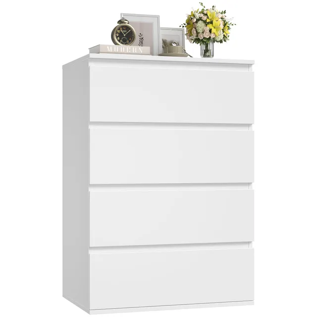forehill-kommode-wei-60x40x80cm-4-schubladen-mdf-schrank image 1