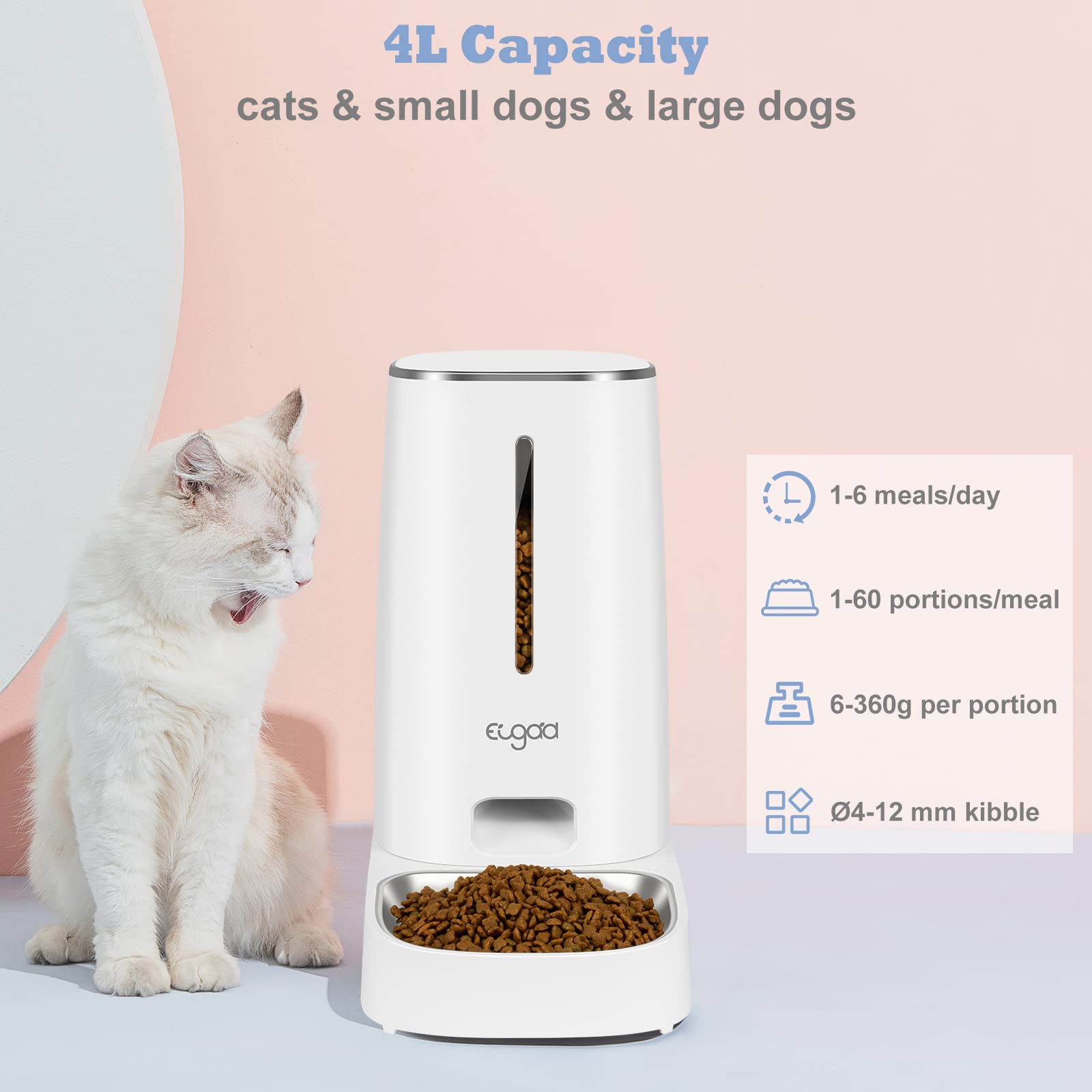 eugad-haustier-futterautomat-4l-katze-hund-timer image 2