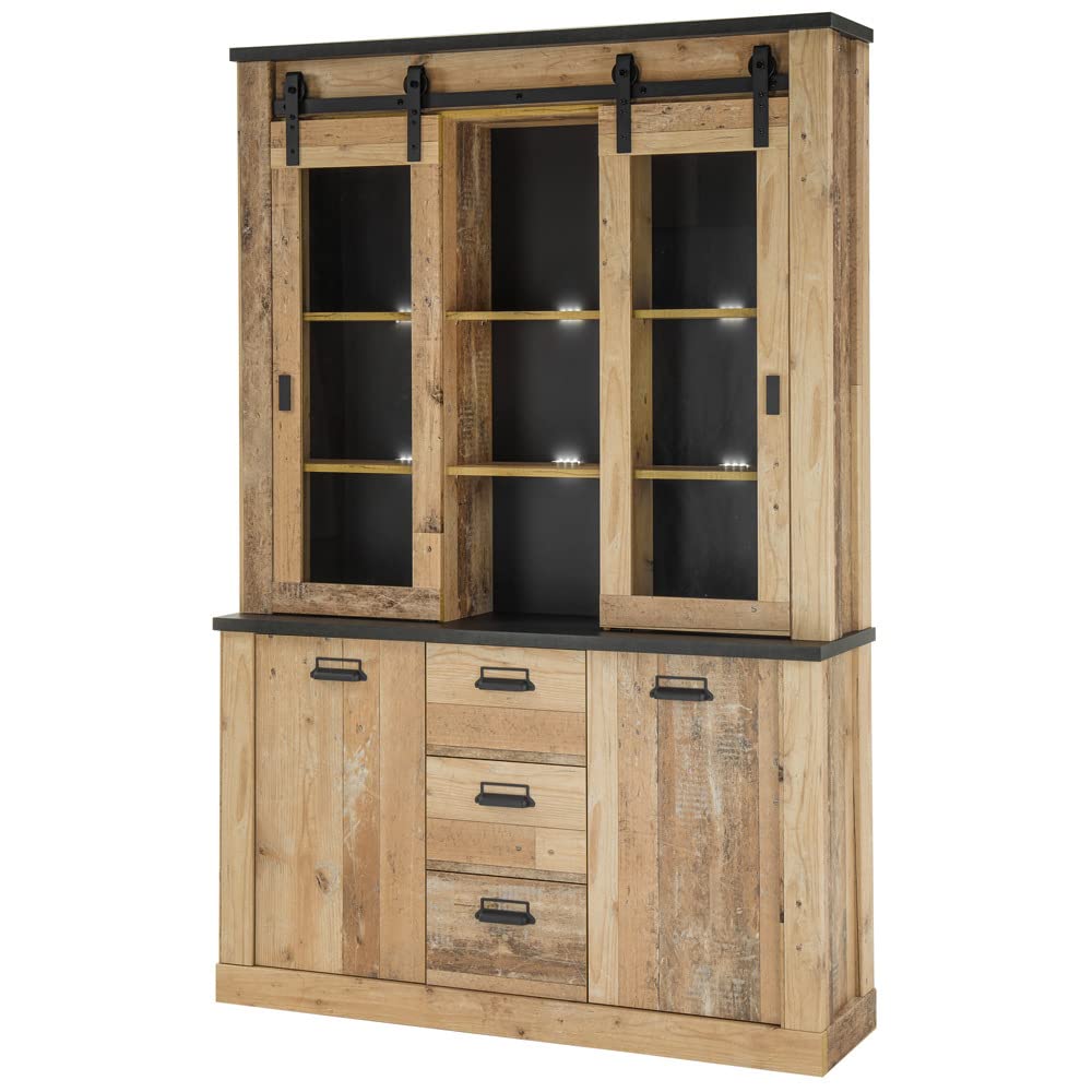 lomadox-esszimmer-buffetschrank-old-style-hell-133-cm-led image 3