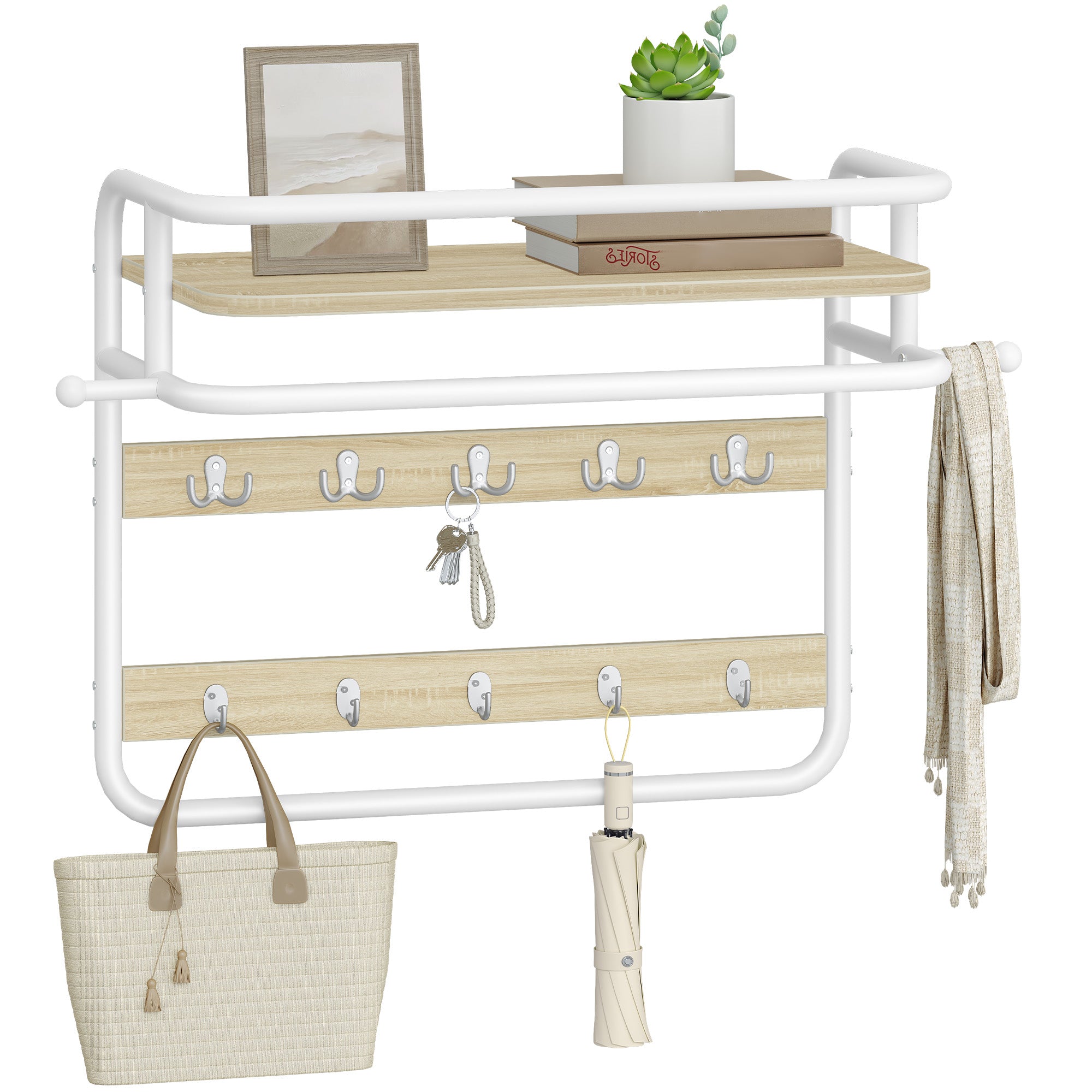 hzuaneri-living-room-lcr60116w-wandgarderobe-wei-eiche-65cm image 3