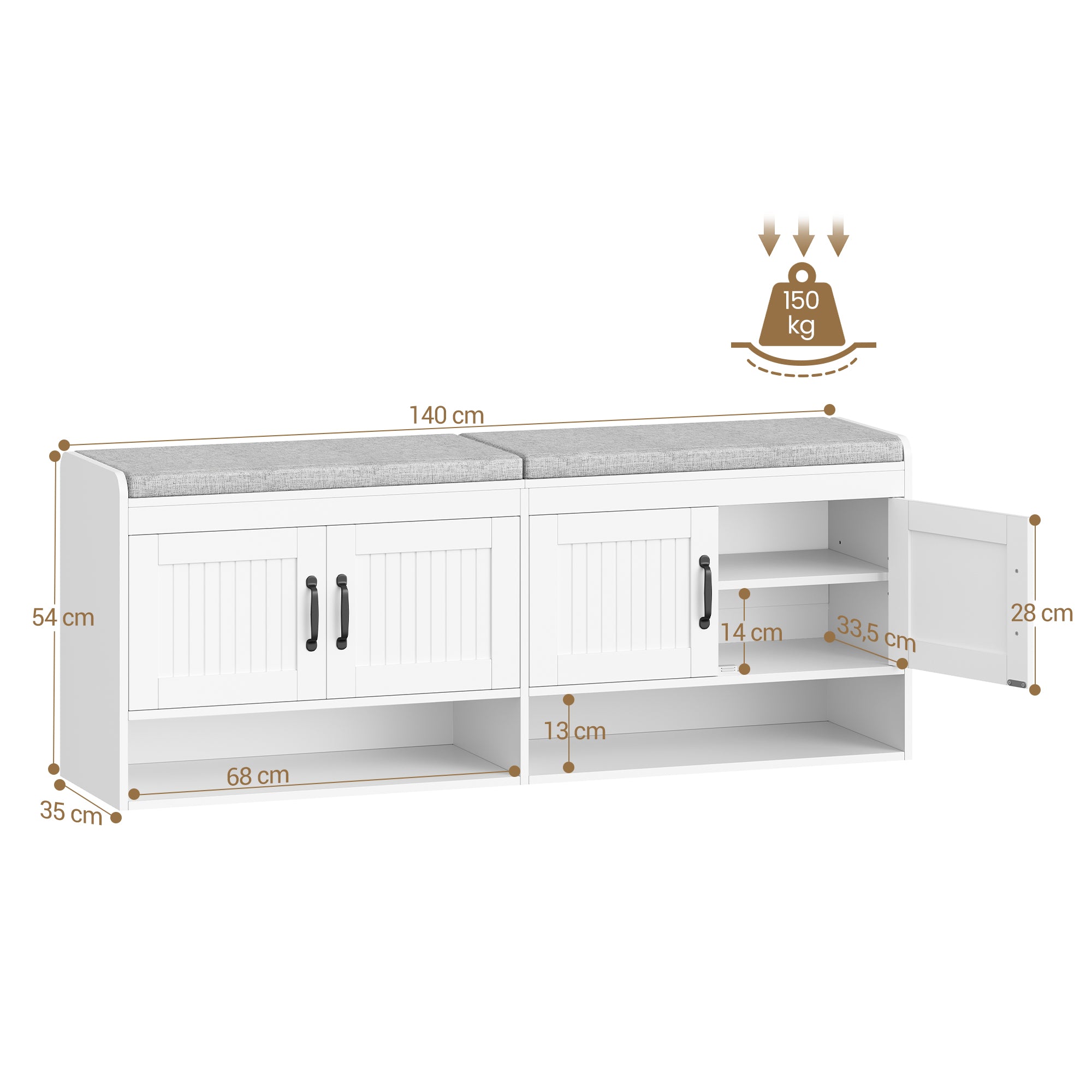 hzuaneri-living-room-sb41403gy-schuhbank-wei-140-cm-polster image 2