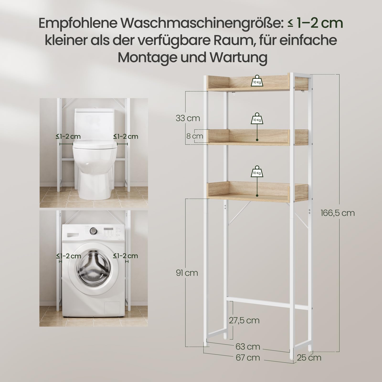 eugad-waschmaschinenregal-67x166-5x25cm-wei-platzsparend image 3