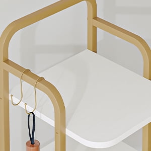 hzuaneri-living-room-schuhregal-wei-gold-6-ebenen-verstellbar image 2