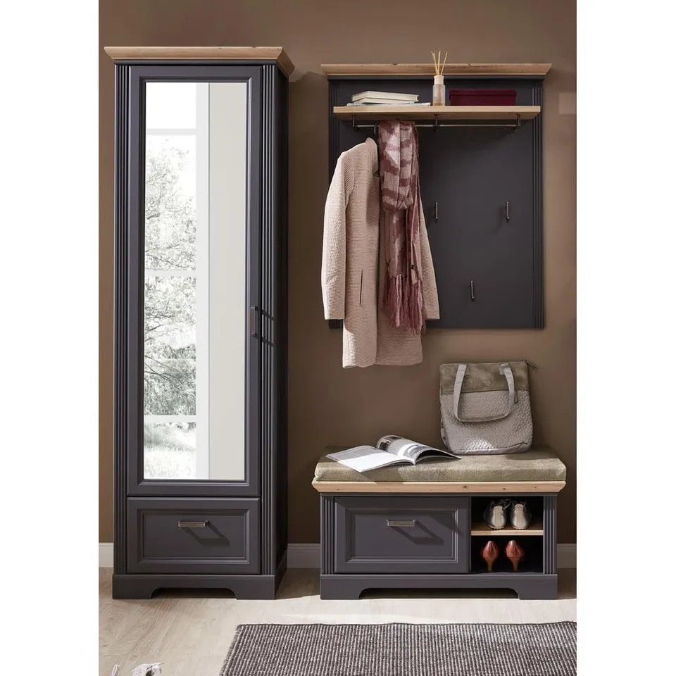 lomadox-flur-garderoben-set-graphit-artisan-eiche-170-cm image 1