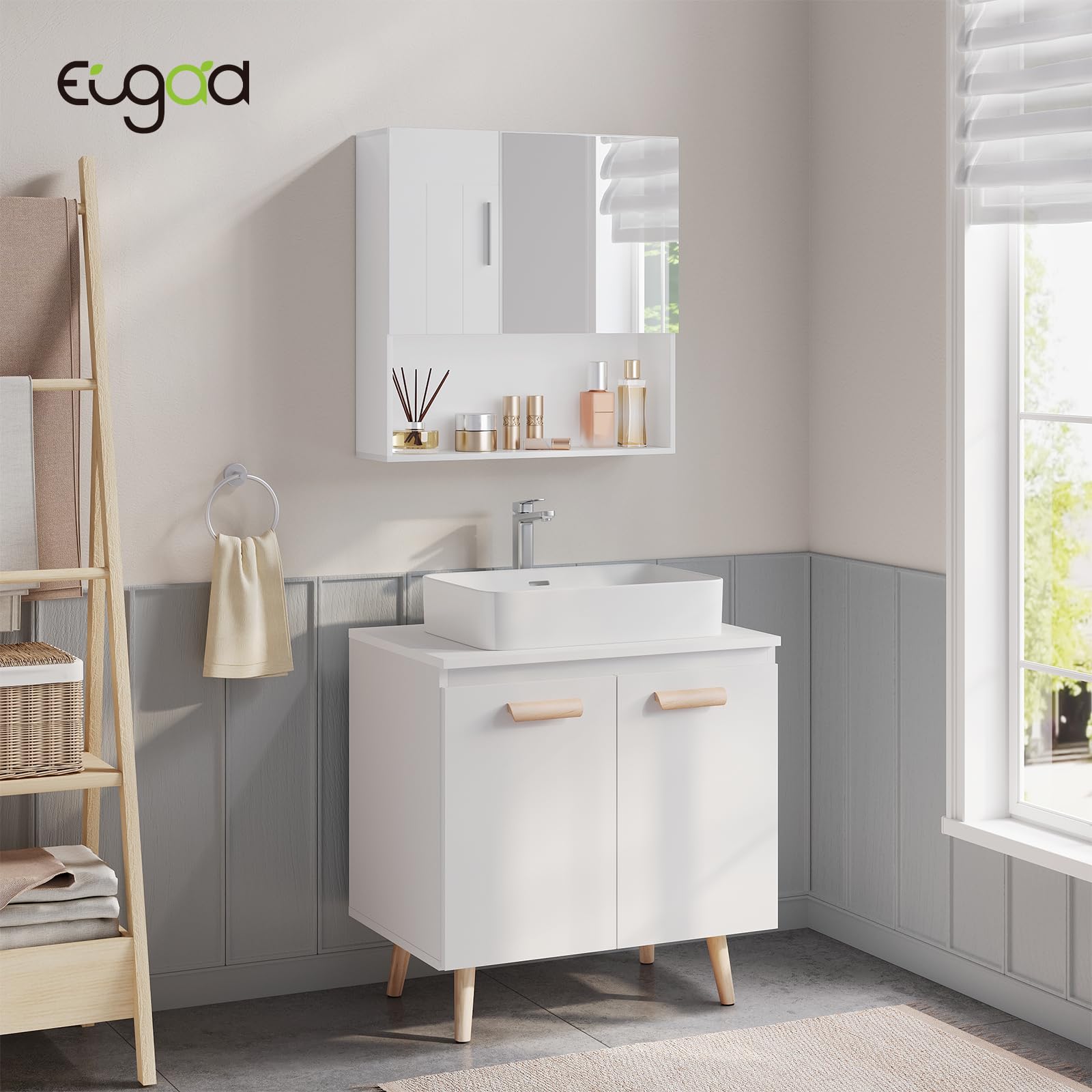 eugad-spiegelschrank-wei-54x55x15cm-mit-5-f-chern image 2