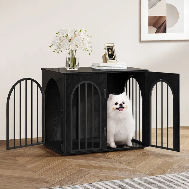 hzuaneri-pet-dfc85504b-hundebox-schwarz-68-cm-3-t-ren image 1