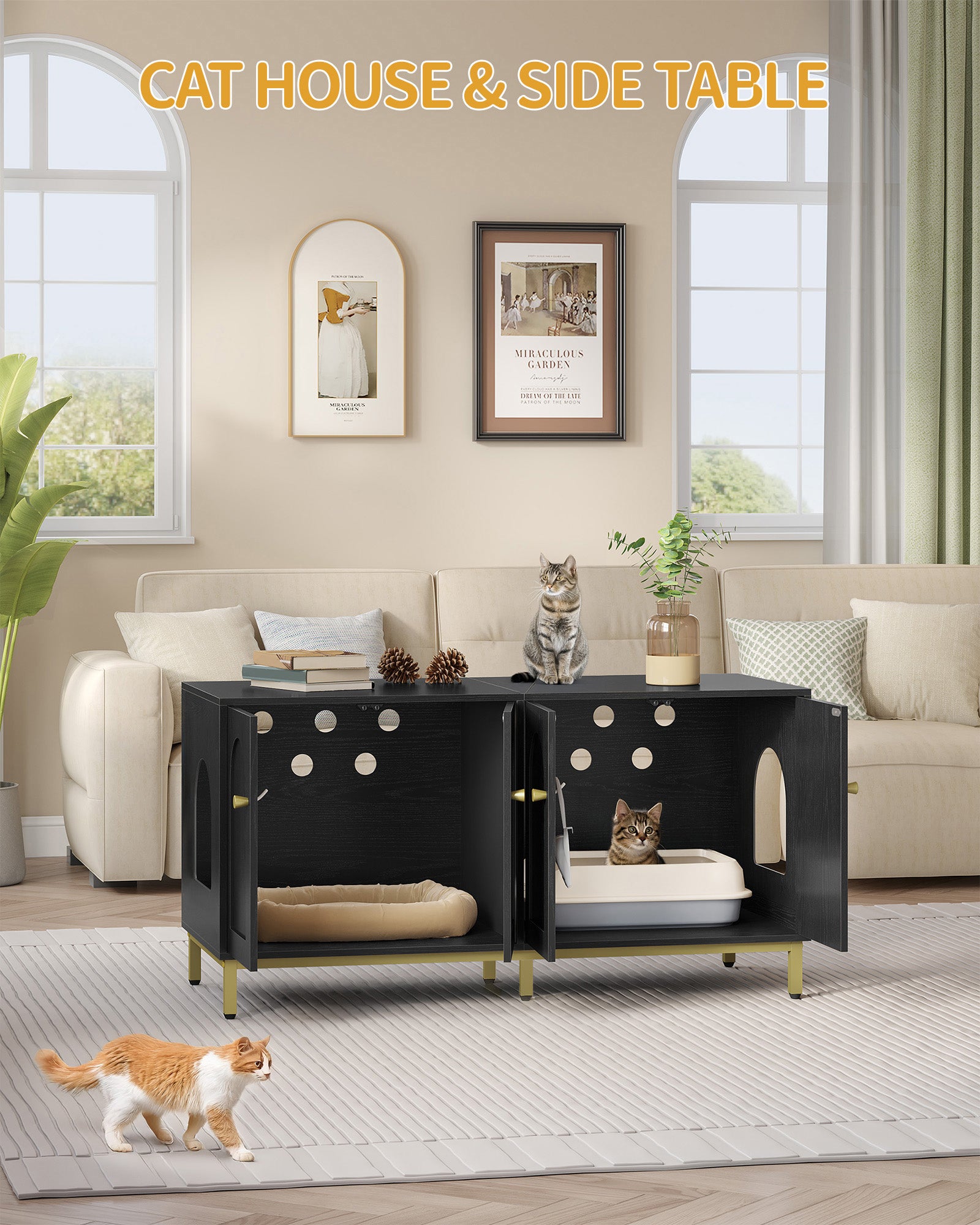 hzuaneri-pet-cb82304a-katzenschrank-schwarz-gold-119cm image 3