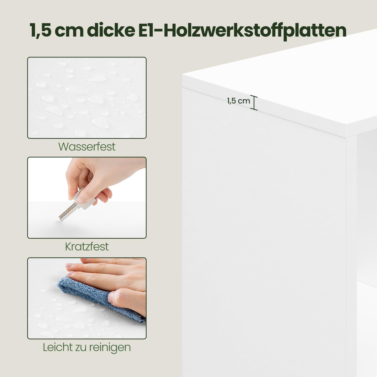 eugad-aufbewahrung-b-cherregal-wei-50x121x24-6-f-cher-mit-schublade image 7