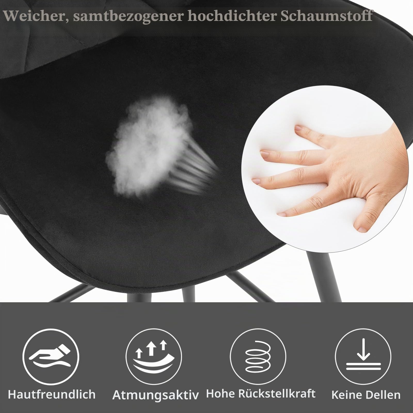 eugad-1068by-2-barhocker-2er-set-schwarz-samt-67cm image 5