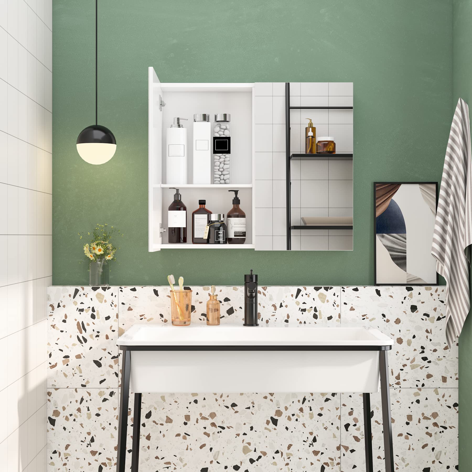 forehill-bathroom-vanity-unit-spiegelschrank-wei-70-cm-2-t-ren image 4