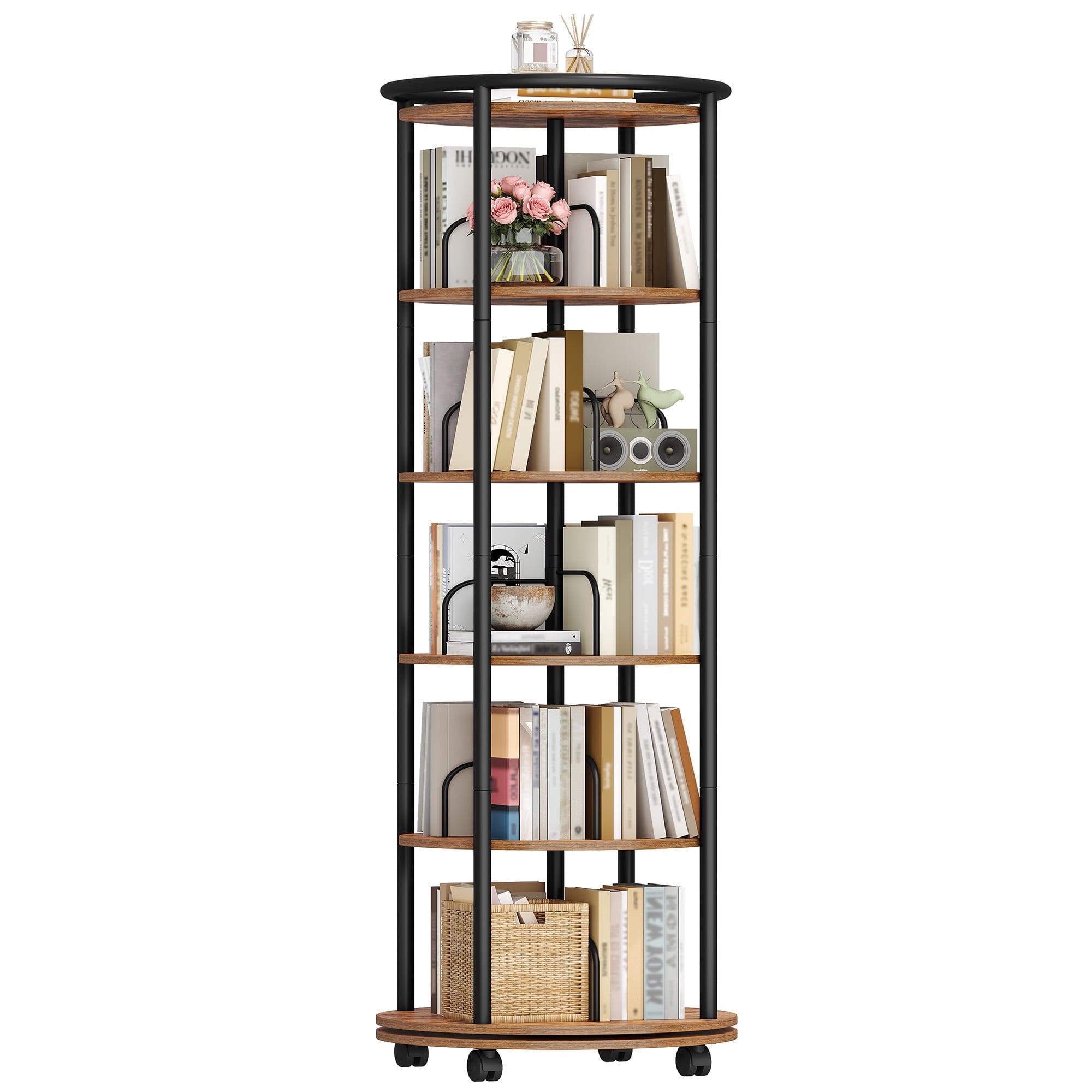 hzuaneri-living-room-b-cherturm-drehbar-6-ebenen-rustic-brown image 4