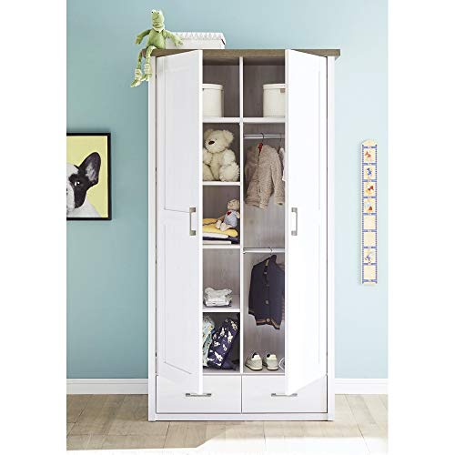 lomadox-lund-78-kleiderschrank-pinie-wei-106-cm-2-t-rig image 8