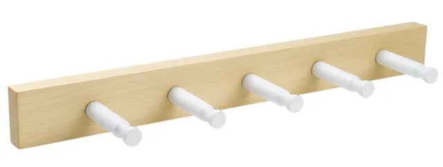 j-rgen-schwerter-haken-mehr-garderobenleiste-ahorn-5-stifthaken image 1