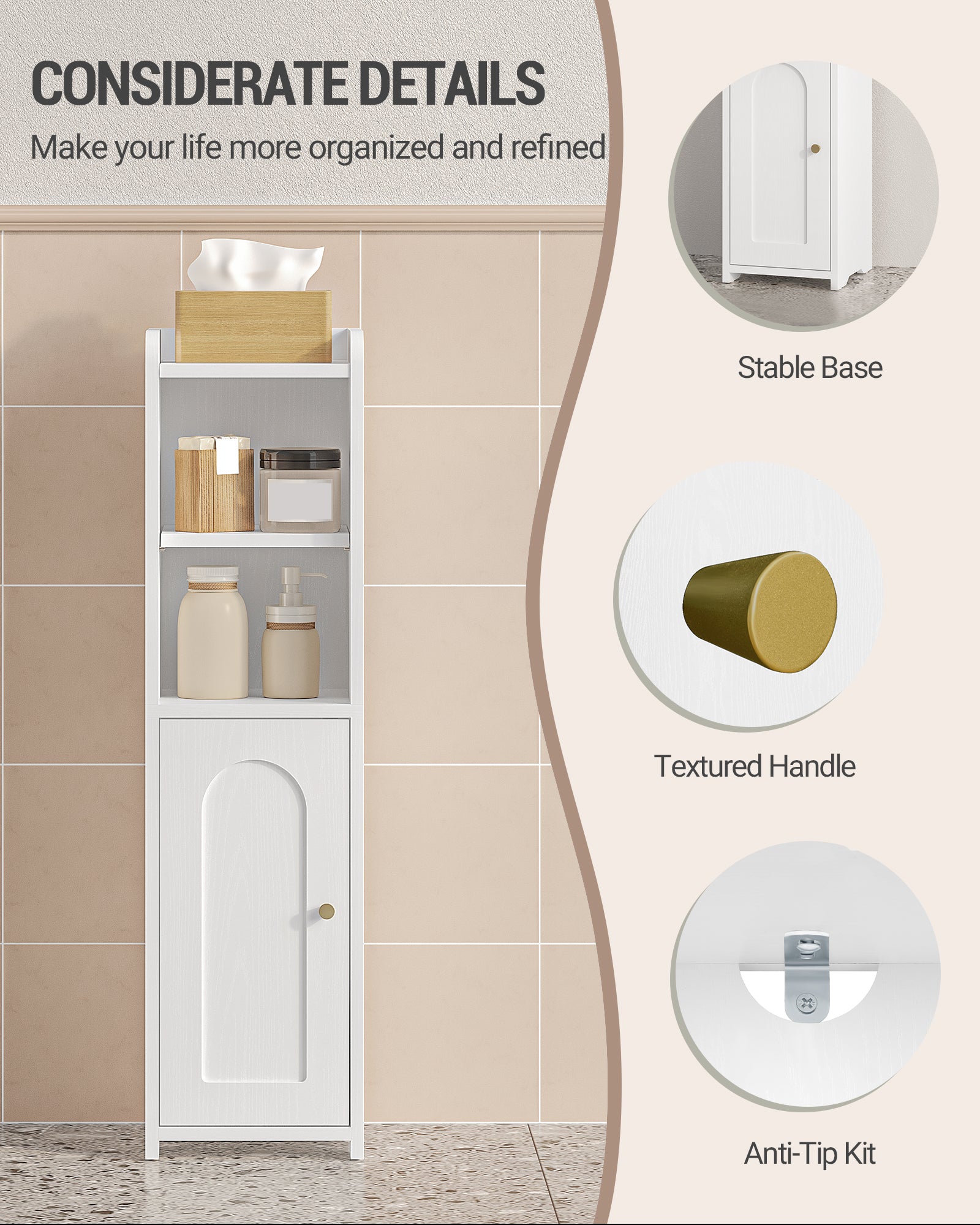 hzuaneri-bathroom-wc-schrank-mit-t-r-wei-verstellbar image 7