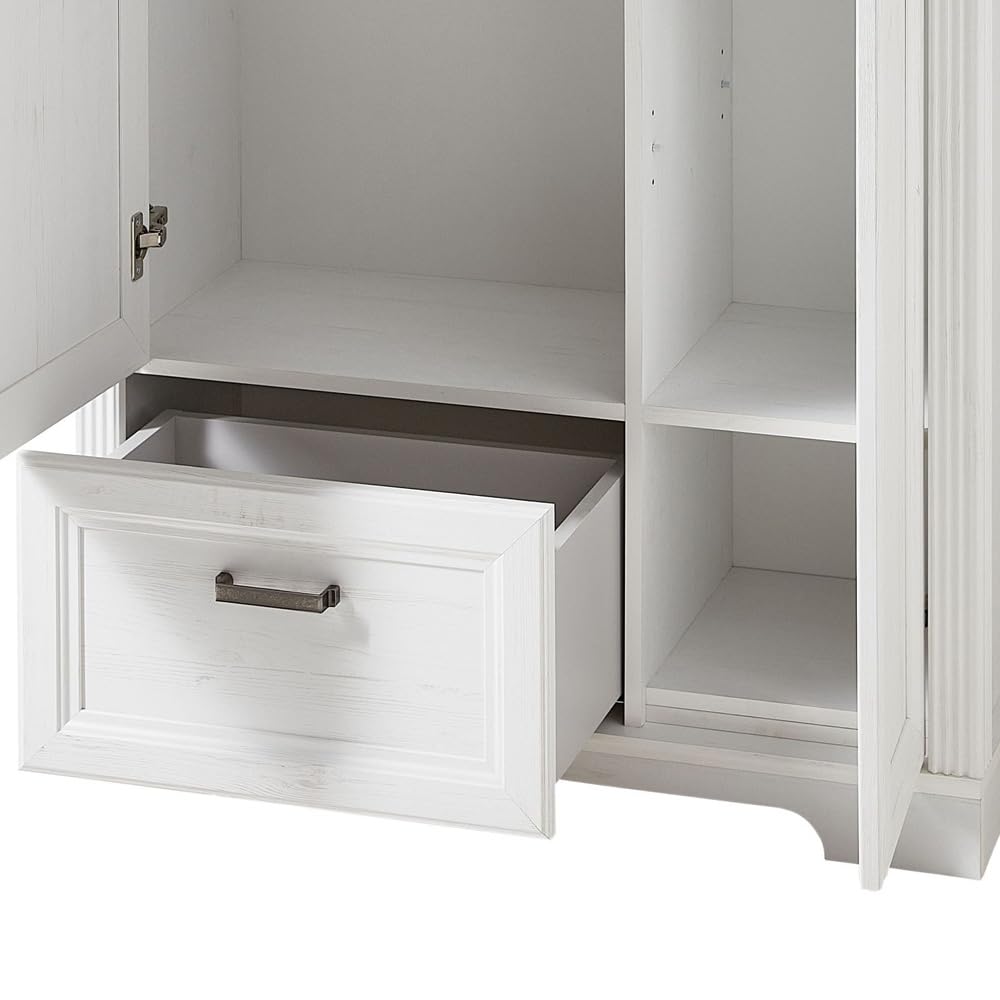 lomadox-flur-garderoben-set-pinie-wei-281cm-landhaus-eiche image 3