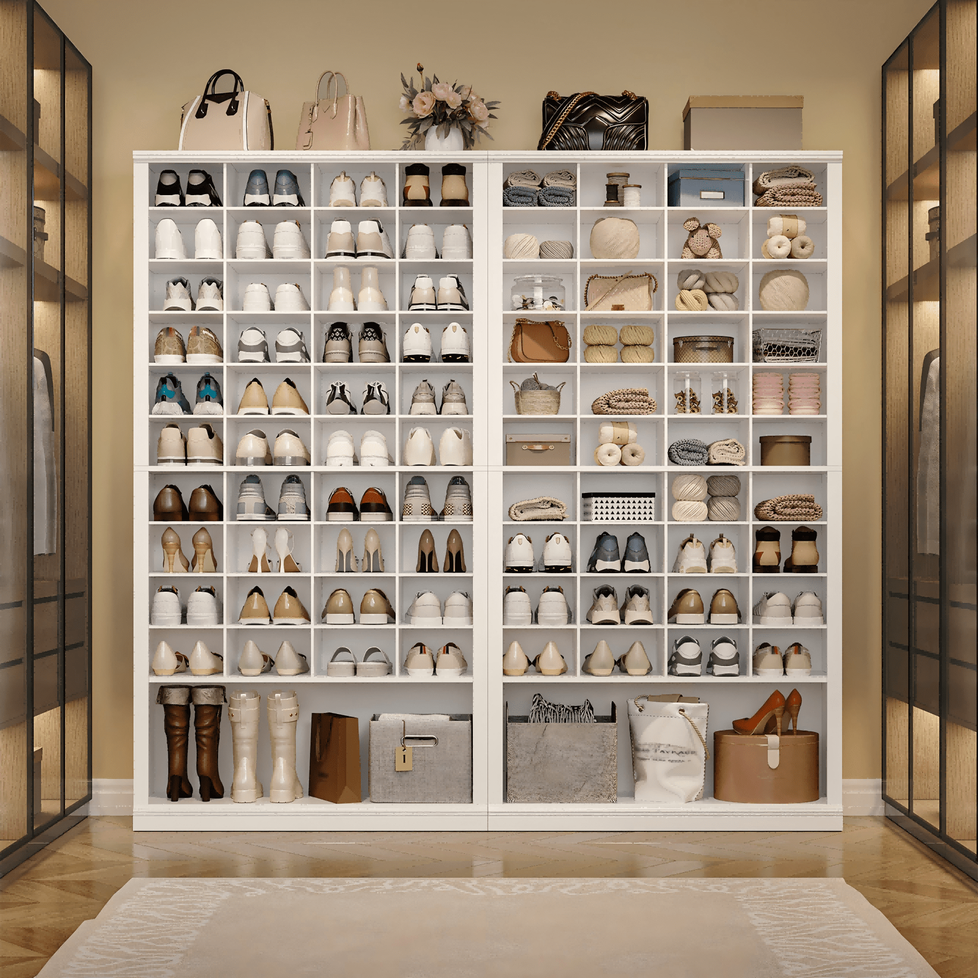 hzuaneri-living-room-schuhschrank-wei-40-f-cher-11-ebenen image 3