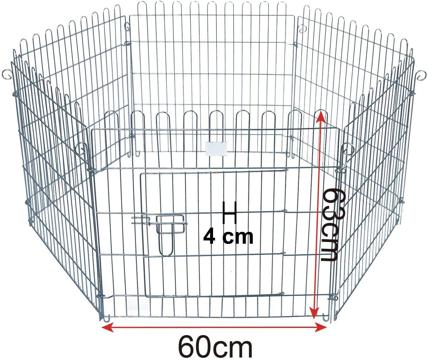 eugad-freilaufgehege-kaninchen-metallgehege-120x63cm-6-gitter image 2