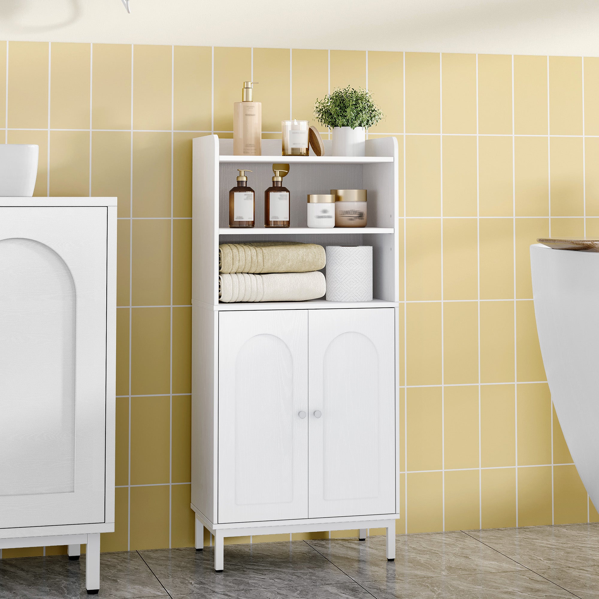 hzuaneri-bc48213w-badezimmerschrank-wei-84-cm-2-t-ren-offen image 1