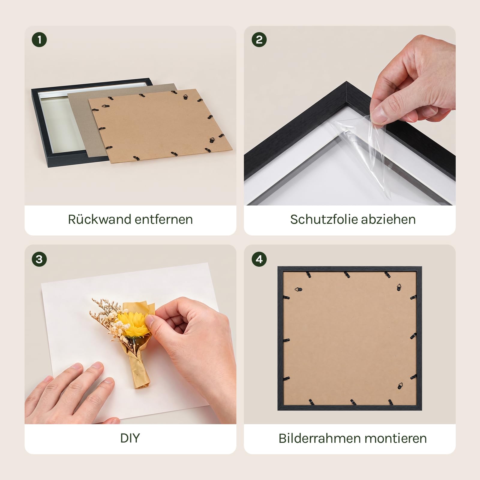 eugad-wohnaccessoires-bilderrahmen-40x40-cm-schwarz-1-5-cm-tief image 4