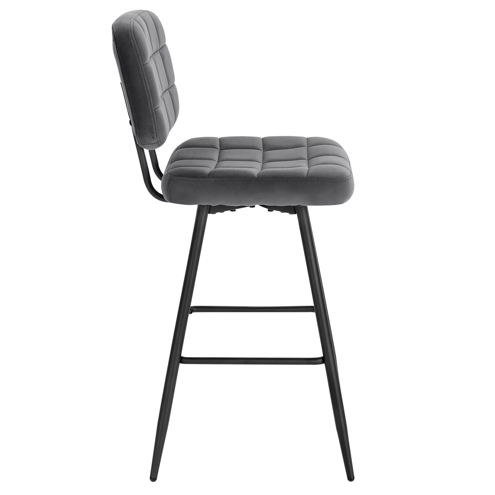 eugad-barhocker-2er-set-samt-dunkelgrau-68-5-cm-1043by-2 image 8