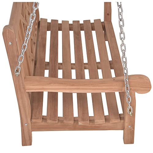 lomadox-garten-h-ngebank-teakholz-natur-120-cm-2-sitzer image 7