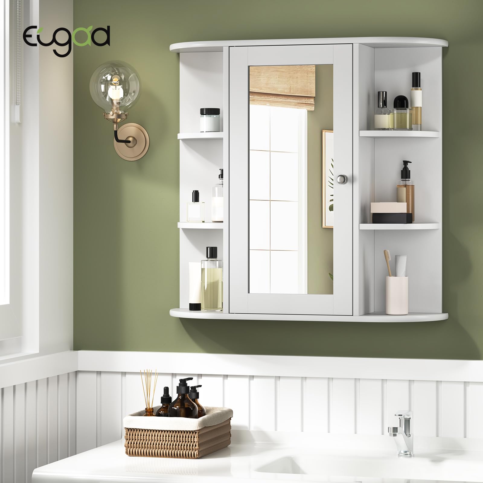 eugad-aufbewahrung-spiegelschrank-wei-60-cm-mit-ablage image 8