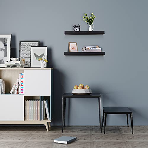 eugad-aufbewahrung-wandregal-schwarz-4er-set-mdf-b-cher image 7