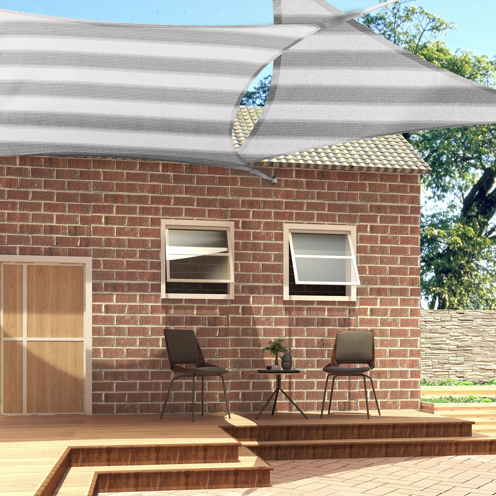 eugad-garten-sonnensegel-dreieckig-4-2x4-2x6m-hdpe-gestreift image 6