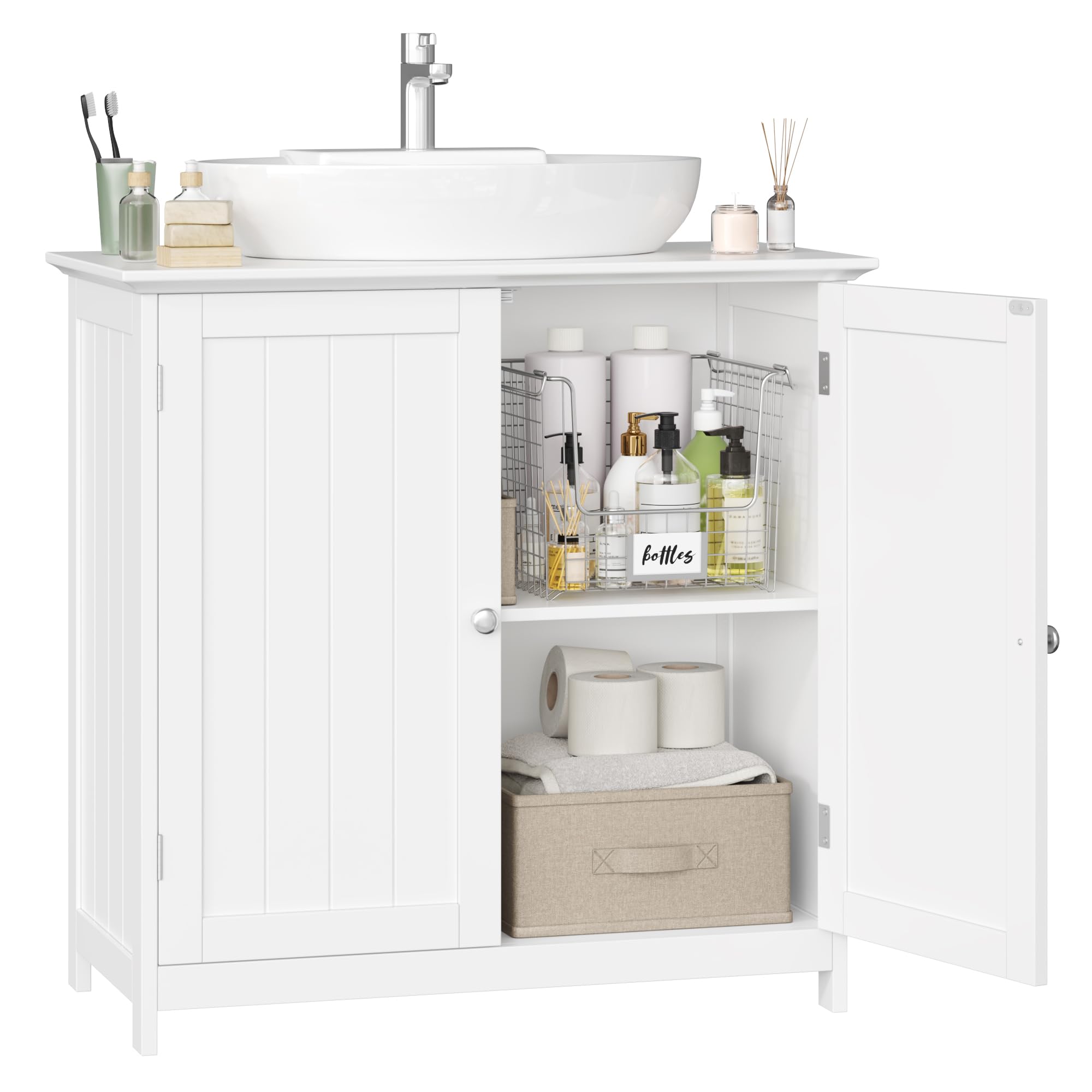 forehill-waschbeckenunterschrank-wei-60-cm-mdf-2-t-ren image 1