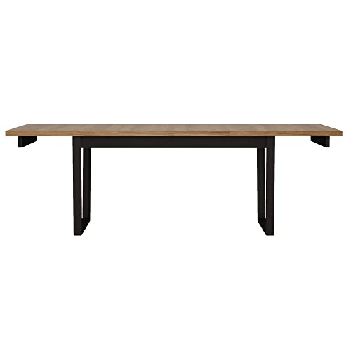 lomadox-esszimmer-ausziehtisch-catania-eiche-schwarz-160-240-cm image 7