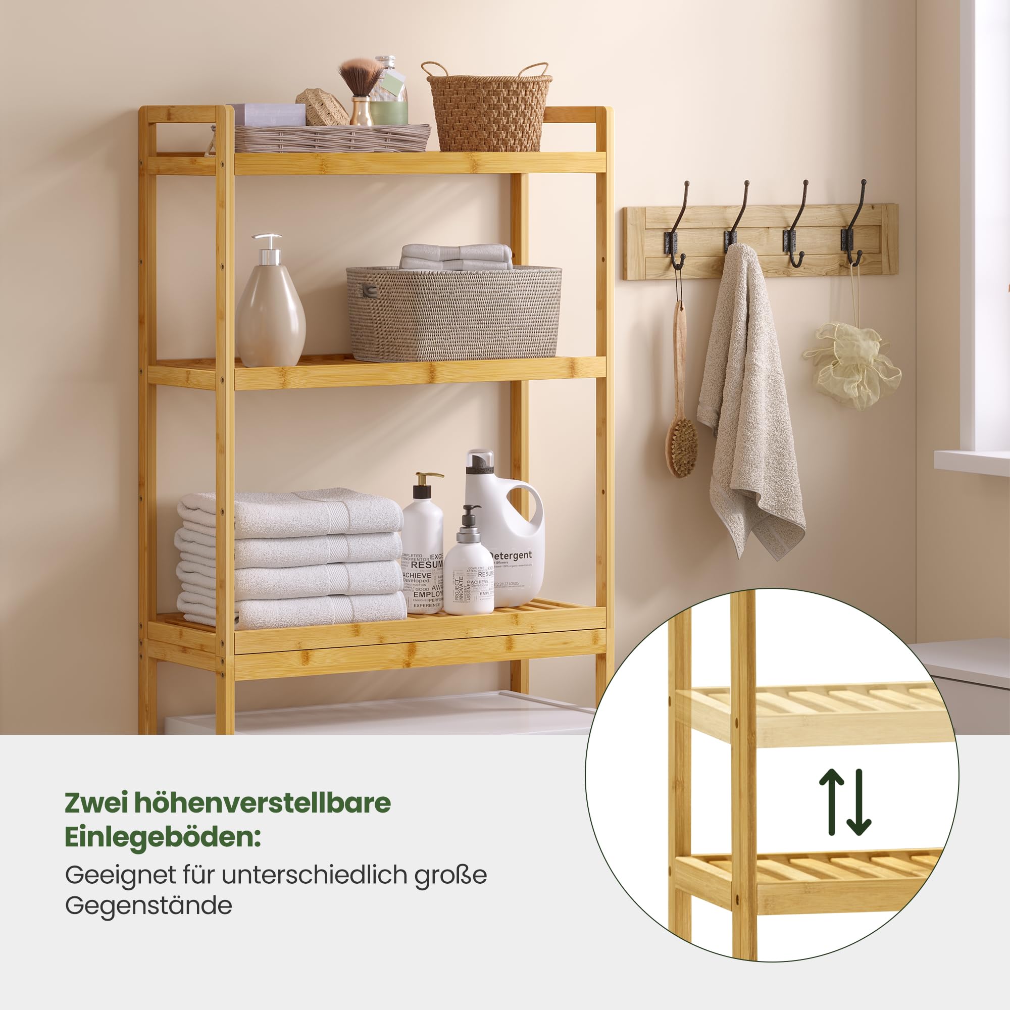 eugad-aufbewahrung-badregal-bambus-natur-63-5x163x26cm-verstellbar image 5