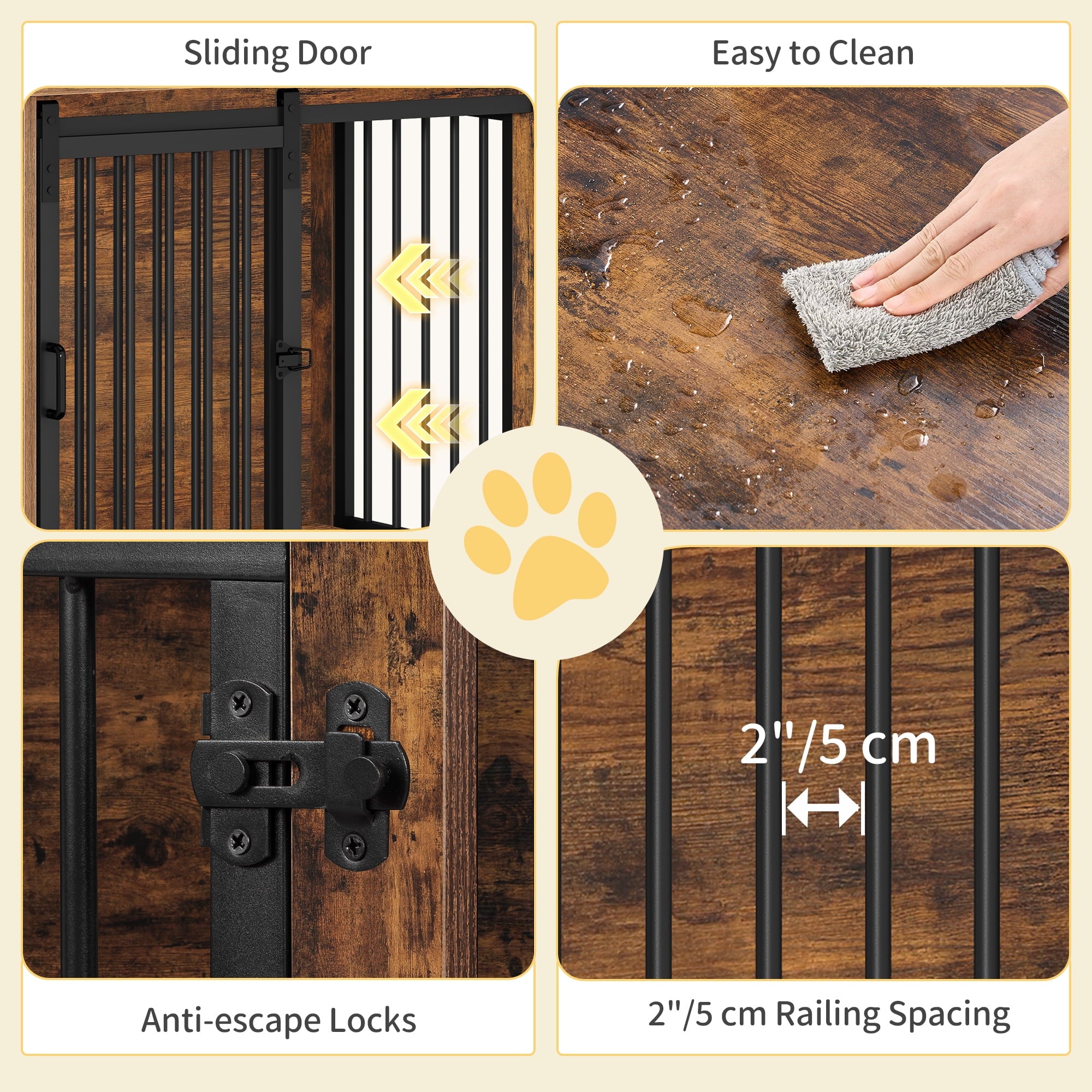hzuaneri-hundebox-holz-braun-schiebet-r-kleine-hunde image 3