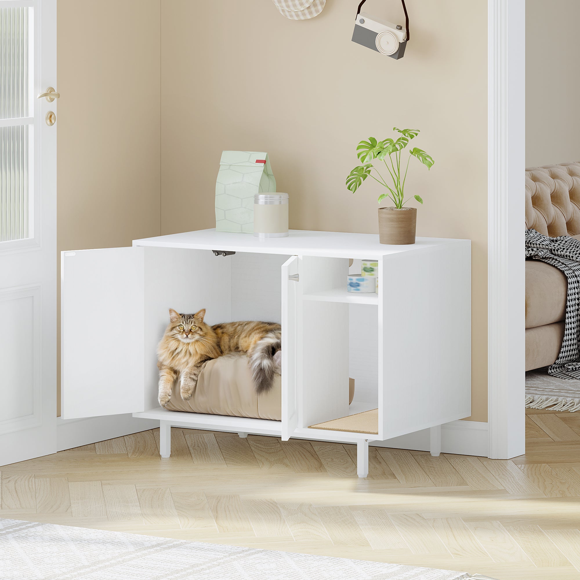 hzuaneri-pet-cb01513w-katzenklo-schrank-wei-80-cm-holz image 4