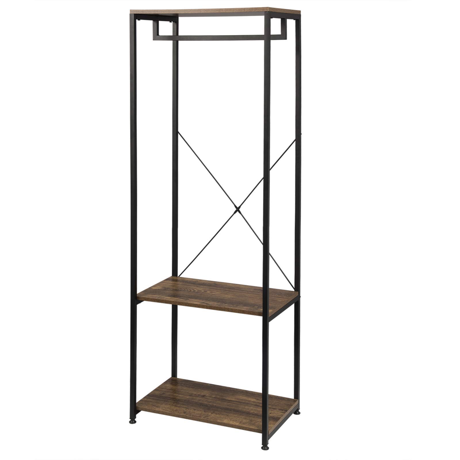 eugad-kleiderst-nder-garderobe-metall-holz-60x40x167 image 1