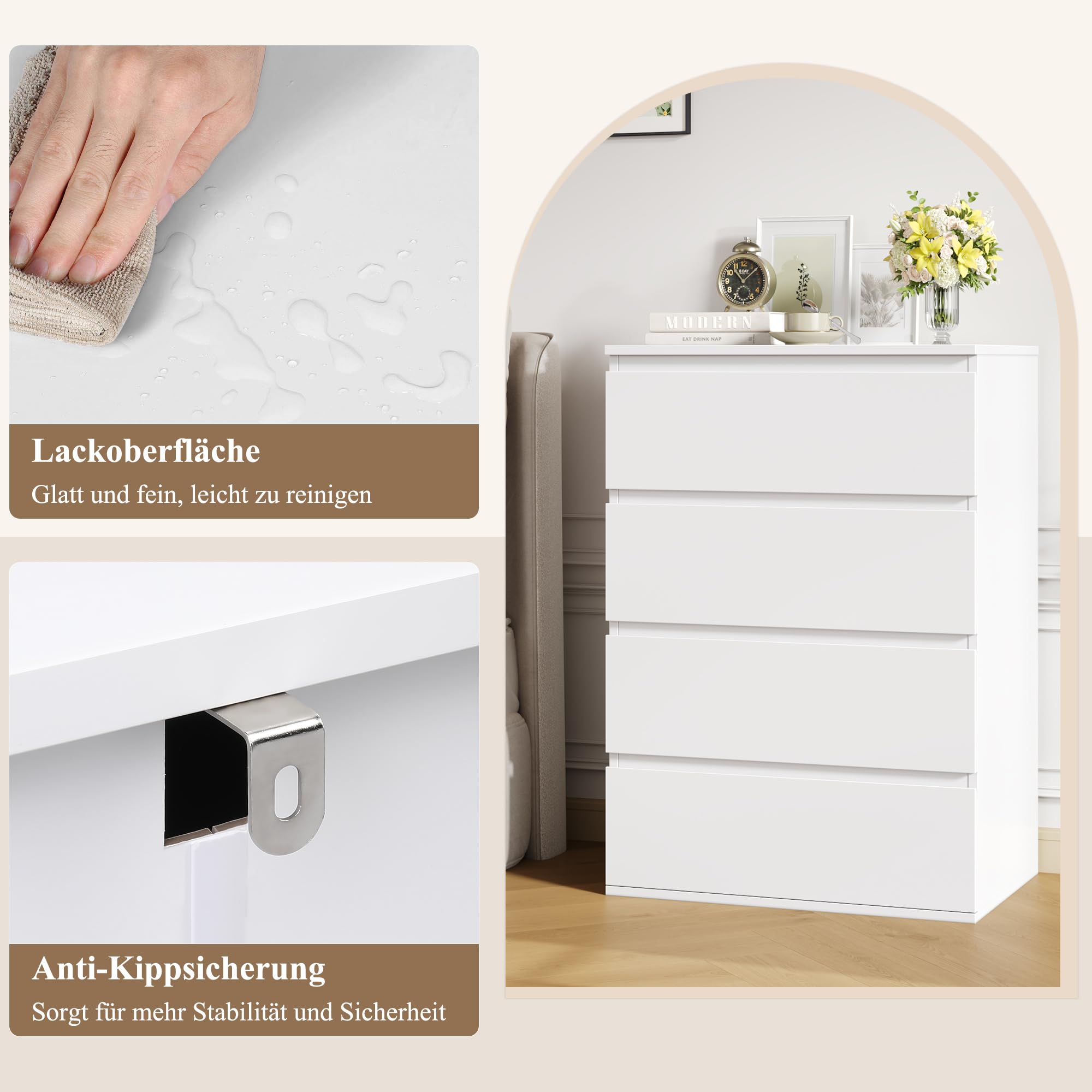forehill-kommode-wei-60x40x80cm-4-schubladen-mdf-schrank image 8