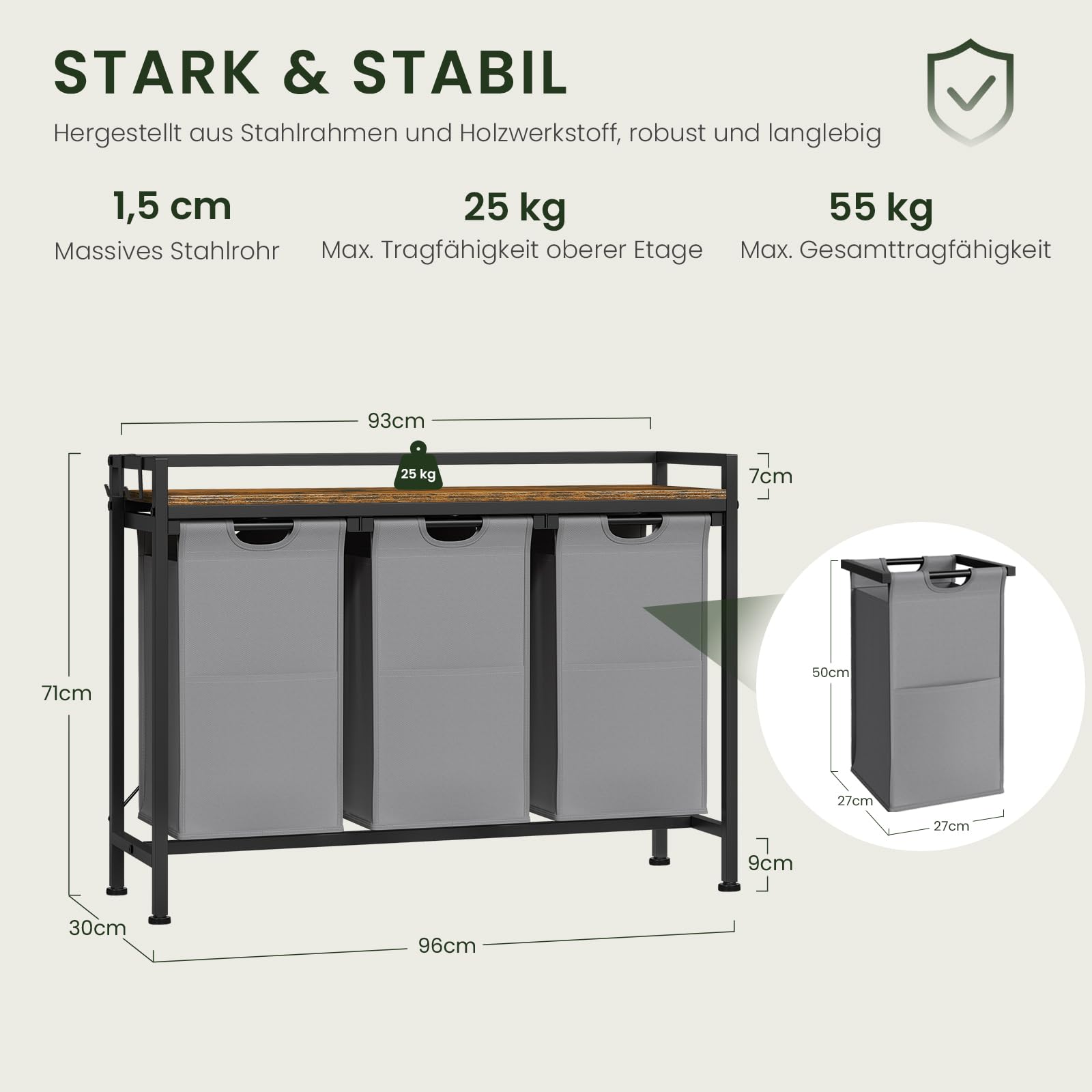 eugad-w-schekorb-3x40l-schwarz-mit-rollen-97x71x30-cm image 3
