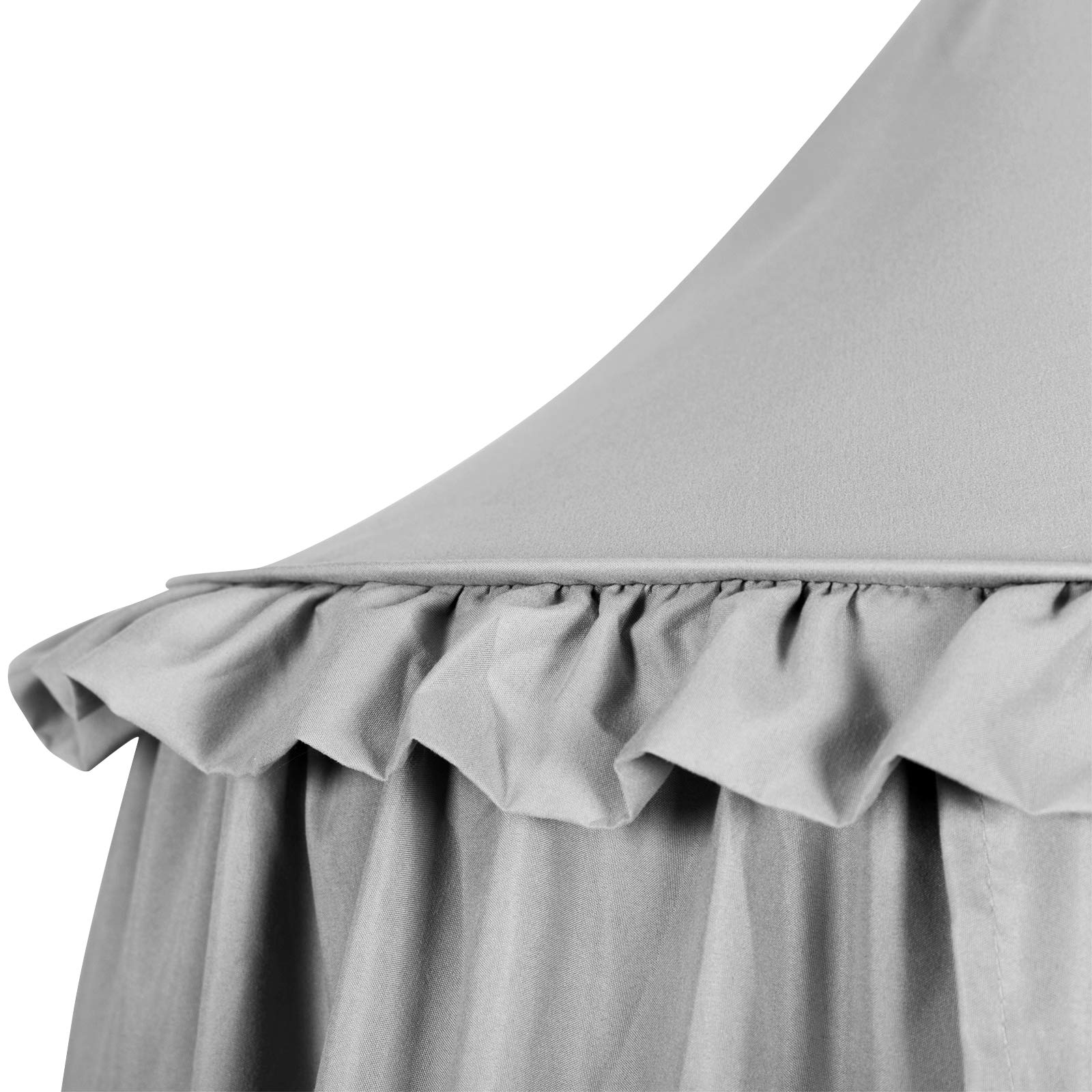 eugad-wohnaccessoires-betthimmel-baldachin-grau-230cm-polyester image 6