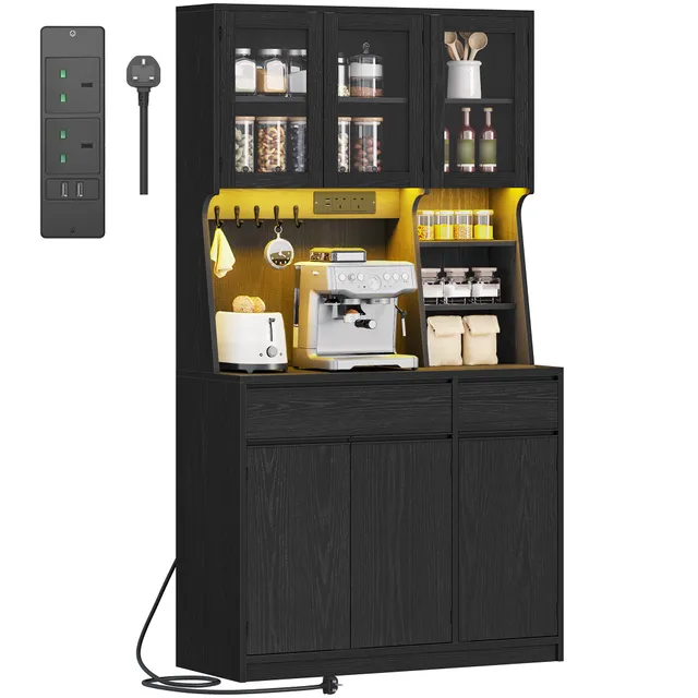 hzuaneri-pt00104x-k-chenschrank-schwarz-100-cm-led-steckdose image 1