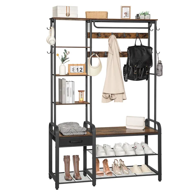 hzuaneri-living-room-ht03501b-garderobe-braun-mit-sitzbank image 1