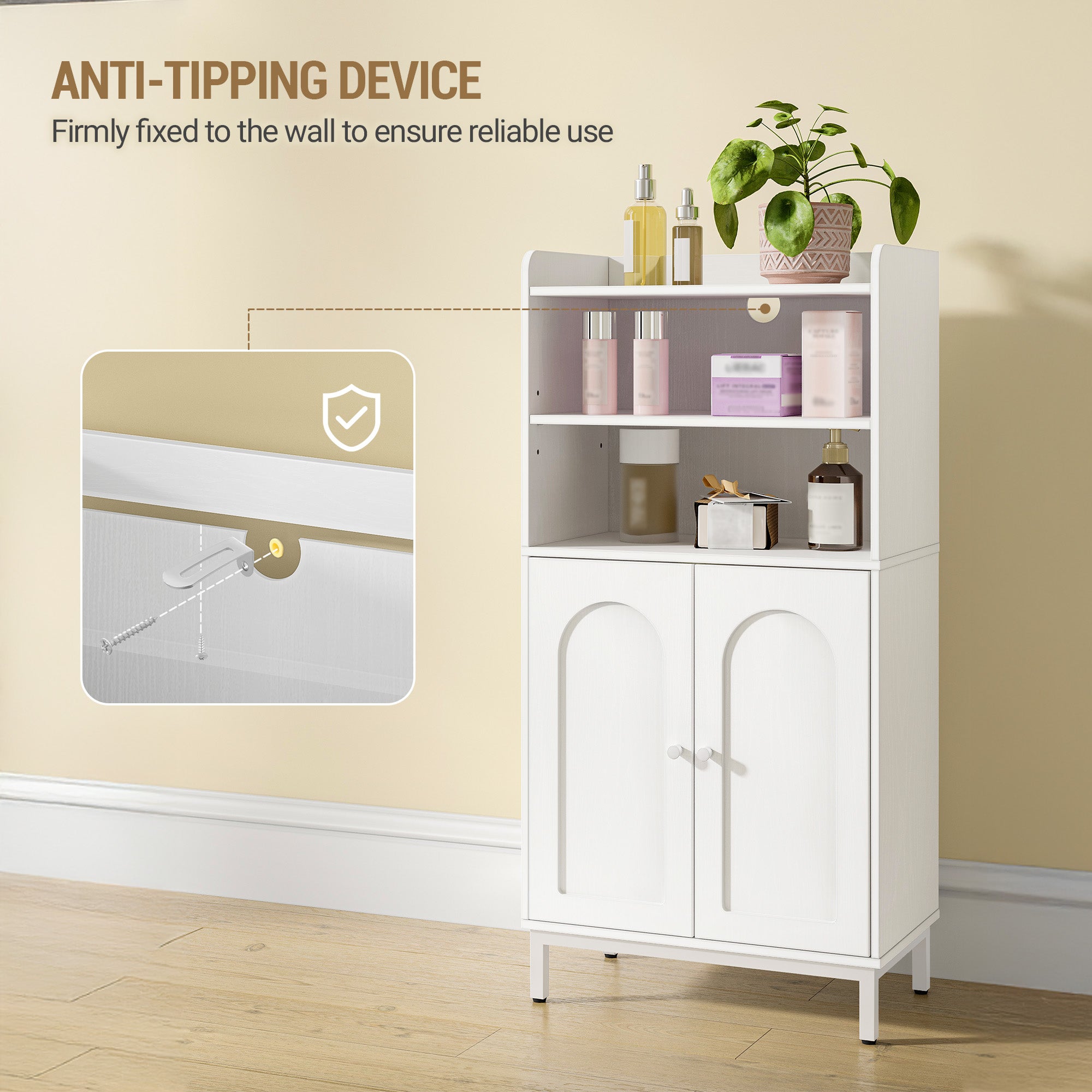 hzuaneri-bc48213w-badezimmerschrank-wei-84-cm-2-t-ren-offen image 2