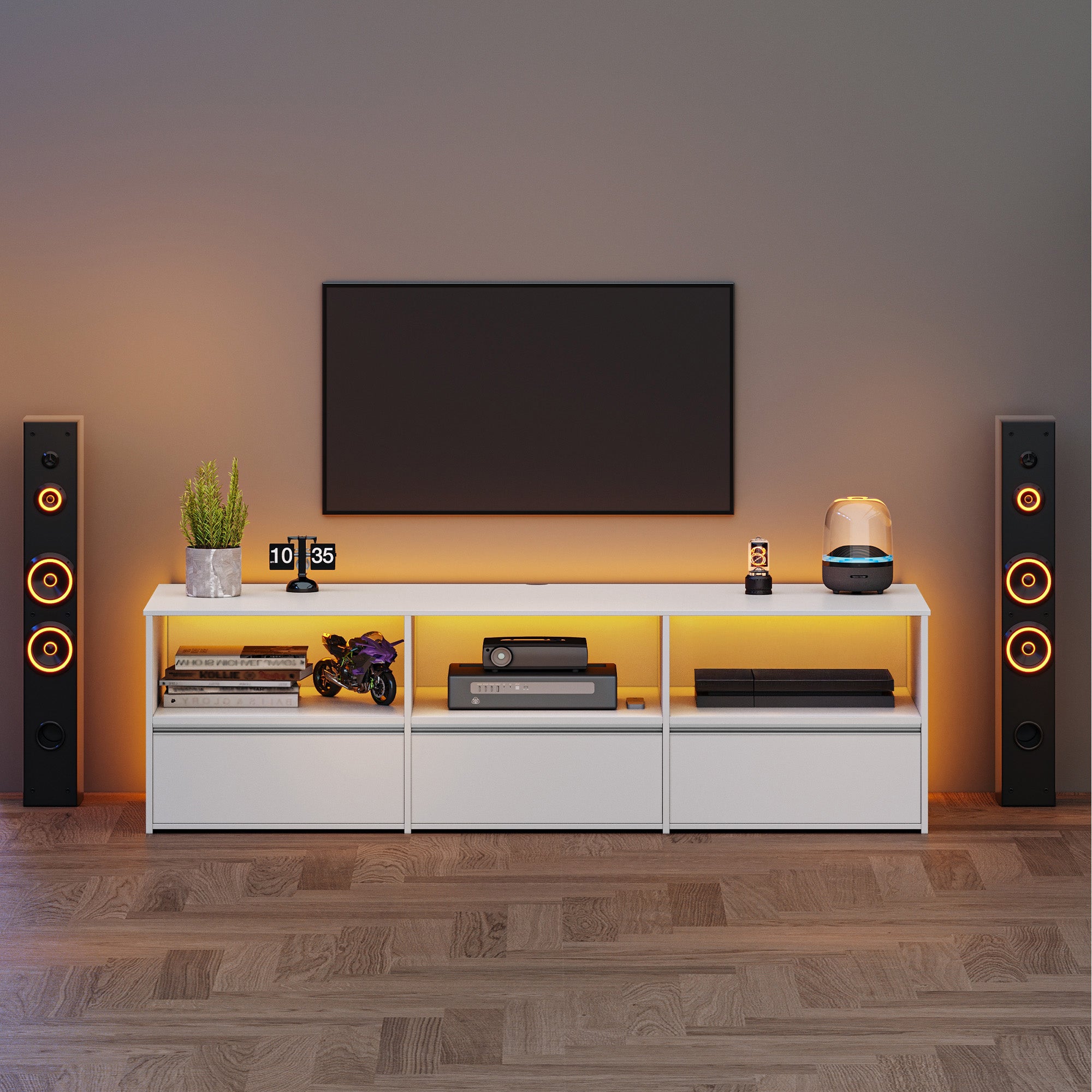 hzuaneri-tv16503w-tv-schrank-wei-143-5-cm-mit-led image 3