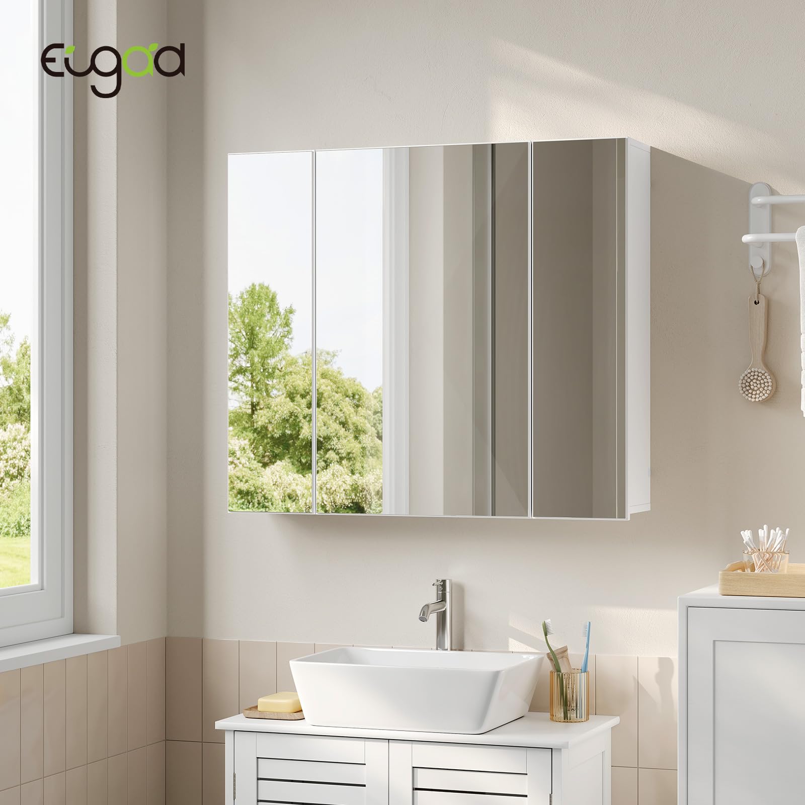 eugad-aufbewahrung-spiegelschrank-3-t-rig-wei-70x61-h-ngeschrank image 2