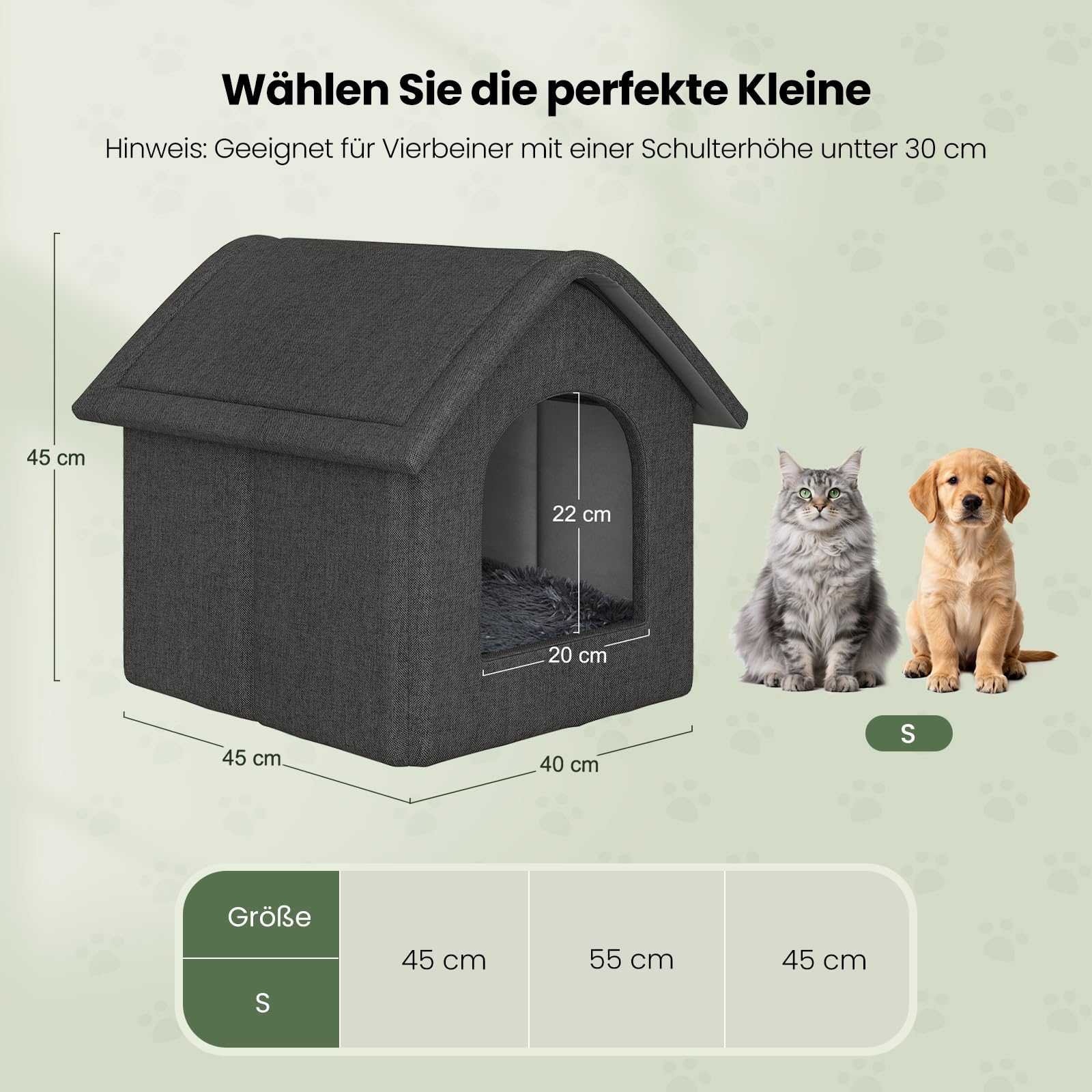 eugad-hundeh-hle-katzenh-hle-grau-small-45x40x45-waschbar image 2