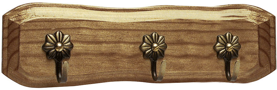 j-rgen-schwerter-vintage-blume-hakenleiste-eiche-messing image 1